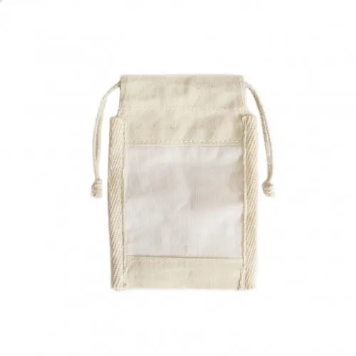 Small Cotton Window Pouch - 10x15cm ➤ топ цена ➤ sorbe.bg