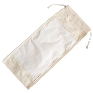 Long Cotton Window Pouch - 35x15cm