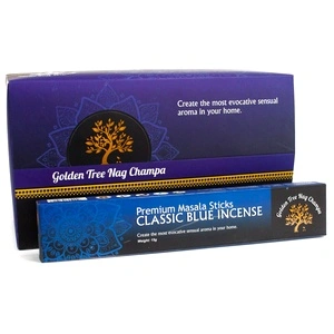 Golden Tree Nag Champa Incense - Classic Blue