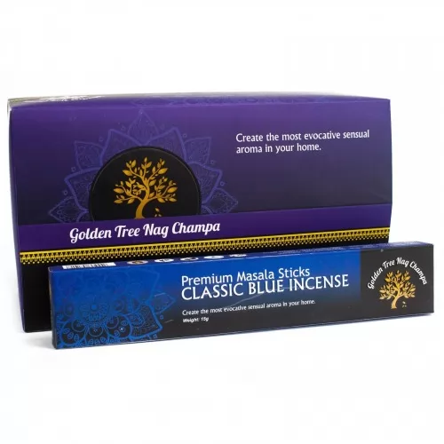 Golden Tree Nag Champa Incense - Classic Blue ➤ топ цена ➤ sorbe.bg