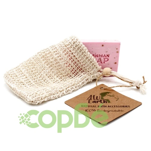 Nature Soap Bag - Washed Jute ➤ топ цена ➤ sorbe.bg