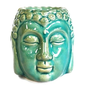 Buddha Oil Burner - Blue