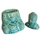Sitting Buddha Oil Burner - Blue Sitting Buddha Oil Burner - Blue