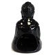 Sitting Buddha Oil Burner - Black Sitting Buddha Oil Burner - Black