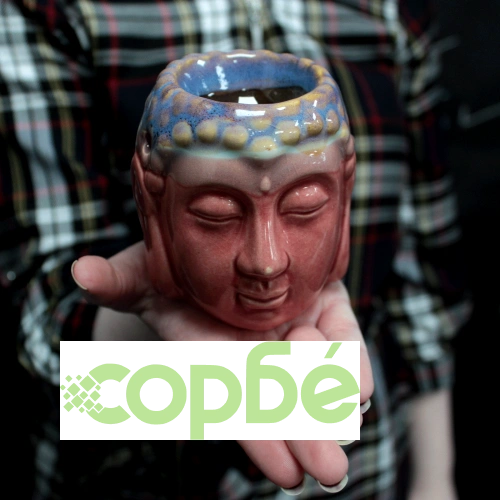 Buddha Oil Burner - Rose and Teal ➤ топ цена ➤ sorbe.bg