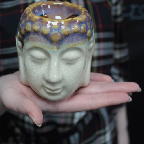 Buddha Oil Burner - Ivory and Mint ➤ топ цена ➤ sorbe.bg