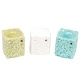 Classic Small Square Floral Oil Burners (aast)