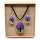 Pressed Flowers - Tree of Life set - Lavender