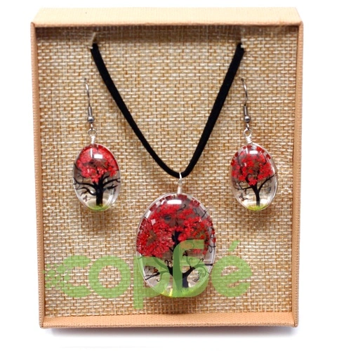 Pressed Flowers - Tree of Life set - Coral ➤ топ цена ➤ sorbe.bg