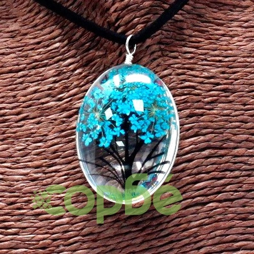 Pressed Flowers - Tree of Life set - Teal ➤ топ цена ➤ sorbe.bg