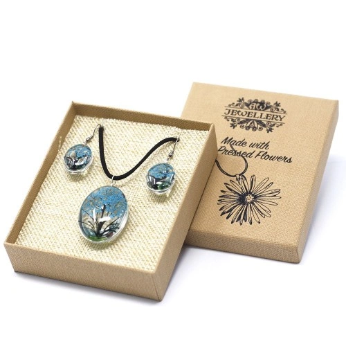 Pressed Flowers - Tree of Life set - Teal ➤ топ цена ➤ sorbe.bg