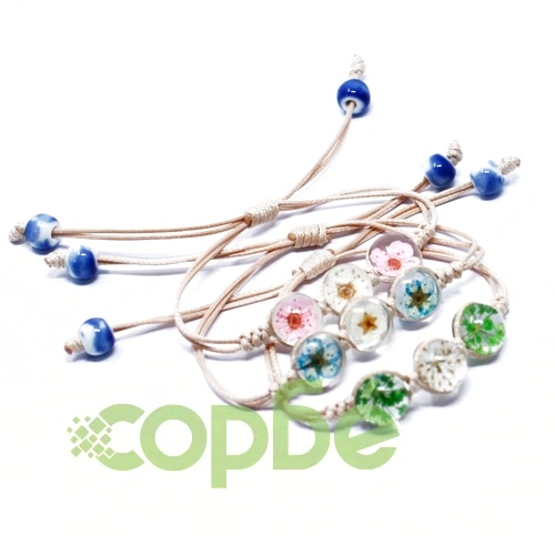 Pressed Flowers - Tri-Flower Braclet ➤ топ цена ➤ sorbe.bg