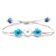 Pressed Flowers - Tri-Flower Braclet