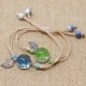 Pressed Flowers - Pretty Flower and Leaf Braclet