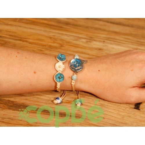 Pressed Flowers - Pretty Flower and Leaf Braclet ➤ топ цена ➤ sorbe.bg