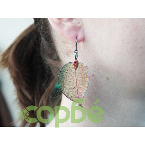 Earrings - Bravery Leaf - Silver ➤ топ цена ➤ sorbe.bg