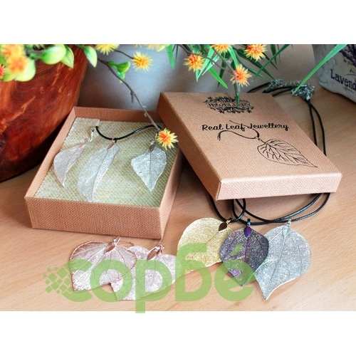 Earrings - Bravery Leaf - Silver ➤ топ цена ➤ sorbe.bg