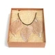 Necklace and Earring Set - Bravery Leaf - Pink Gold