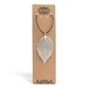 Necklace - Bravery Leaf - Silver