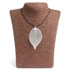 Necklace - Bravery Leaf - Silver