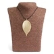 Necklace - Bravery Leaf - Gold