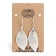 Earrings - Bravery Leaf - Silver