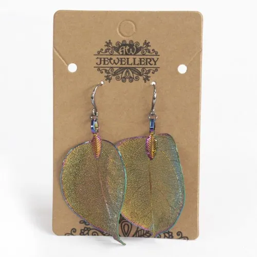 Earrings - Bravery Leaf - Pink Gold на топ цена от sorbe.bg Earrings - Bravery Leaf - Pink Gold ➤ топ цена ➤ sorbe.bg