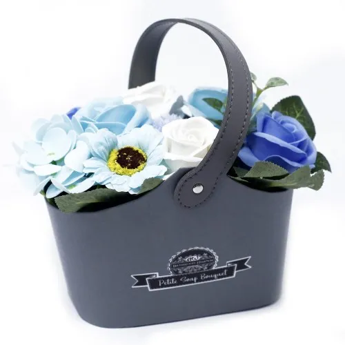 Bouquet Petite Basket - Soothing Blues ➤ топ цена ➤ sorbe.bg