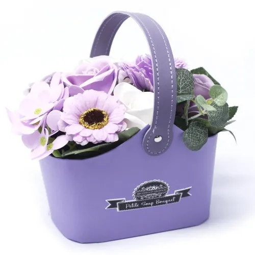 Bouquet Petite Basket - Soft Lavender ➤ топ цена ➤ sorbe.bg