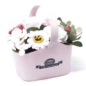 Bouquet Petite Basket - Peaceful Pink