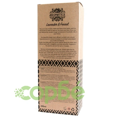 200ml Lavender and Fennel Essential Oil Reed Diffuser ➤ топ цена ➤ sorbe.bg
