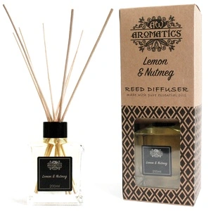 200ml Lemon and Nutmeg Essential Oil Reed Diffuser