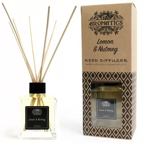 200ml Lemon and Nutmeg Essential Oil Reed Diffuser ➤ топ цена ➤ sorbe.bg