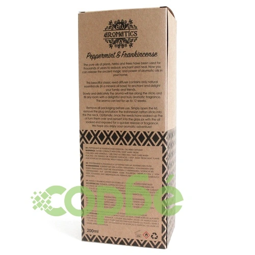 200ml Peppermint and Frankincense Essential Oil Reed Diffuser ➤ топ цена ➤ sorbe.bg