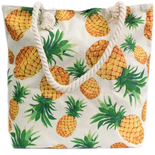 Rope Handle Bag - Pineapples ➤ топ цена ➤ sorbe.bg