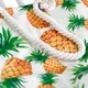 Rope Handle Bag - Pineapples