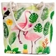 Rope Handle Bag - Flamingo and More