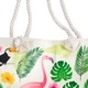 Rope Handle Bag - Flamingo and More