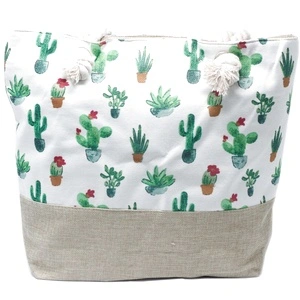 Rope Handle Bag - Mini Cactus
