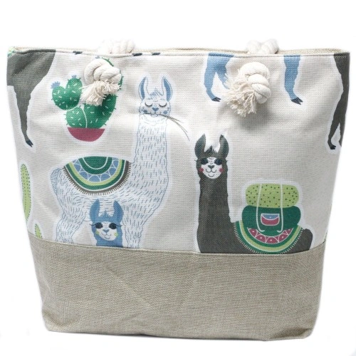 Rope Handle Bag - Llamas ➤ топ цена ➤ sorbe.bg