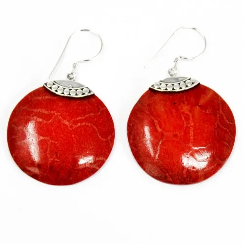 Coral Style 925 Silver Earrings - Classic Disc на топ цена от sorbe.bg Coral Style 925 Silver Earrings - Classic Disc ➤ топ цена ➤ sorbe.bg