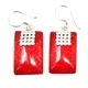 Coral Style 925 Silver Earring - SQ Mini Discs Coral Style 925 Silver Earring - SQ Mini Discs