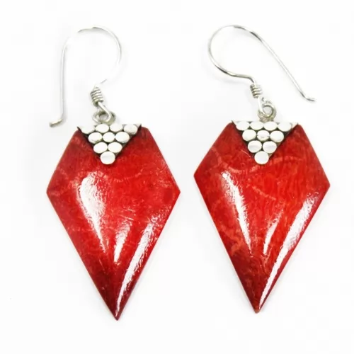 Coral Style 925 Silver Earring - Grapes ➤ топ цена ➤ sorbe.bg