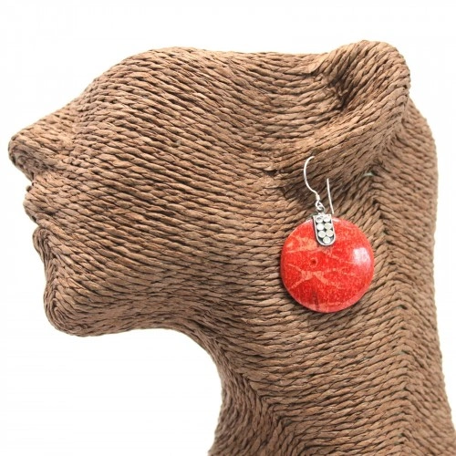 Coral Style 925 Silver Earring - Disc Disc Décor на топ цена от sorbe.bg Coral Style 925 Silver Earring - Disc Disc Décor ➤ топ цена ➤ sorbe.bg