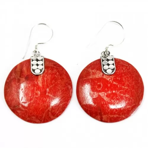 Coral Style 925 Silver Earring - Disc Disc Décor на топ цена от sorbe.bg Coral Style 925 Silver Earring - Disc Disc Décor ➤ топ цена ➤ sorbe.bg
