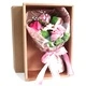 Boxed Hand Soap Flower Bouquet - Pink