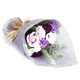 Standing Soap Flower Bouquet - Purple