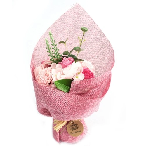 Standing Soap Flower Bouquet - Pink ➤ топ цена ➤ sorbe.bg