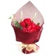 Standing Soap Flower Bouquet - Red