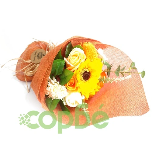 Standing Soap Flower Bouquet - Orange ➤ топ цена ➤ sorbe.bg